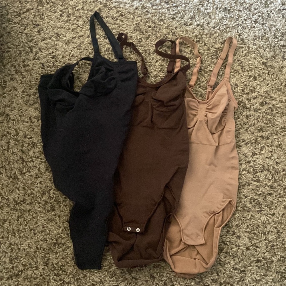 3 SKIMS SCULPTING BODY SUITS